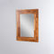 Finger Joint Teak Wood Wall-Mounted Bevel Smart Design Glass Fancy Mirror